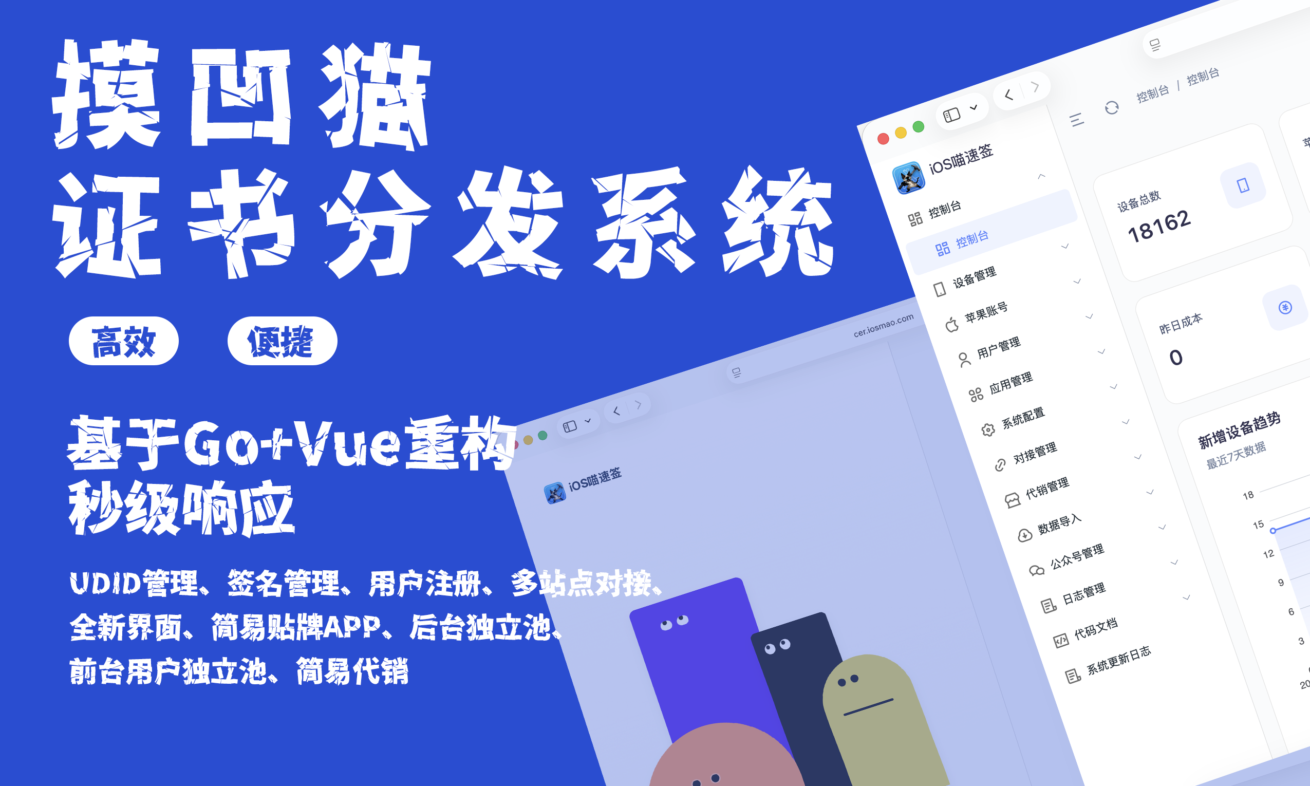 摸凹猫证书分发系统更新日志-摸凹猫